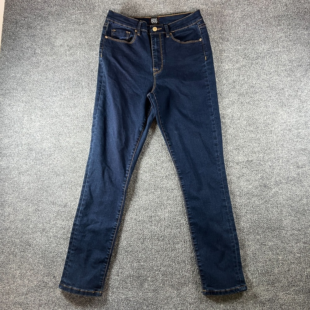 BDG Urban Outfitters Jeans Women 30 Blue Denim Stretch Twig High Rise Skinny Leg